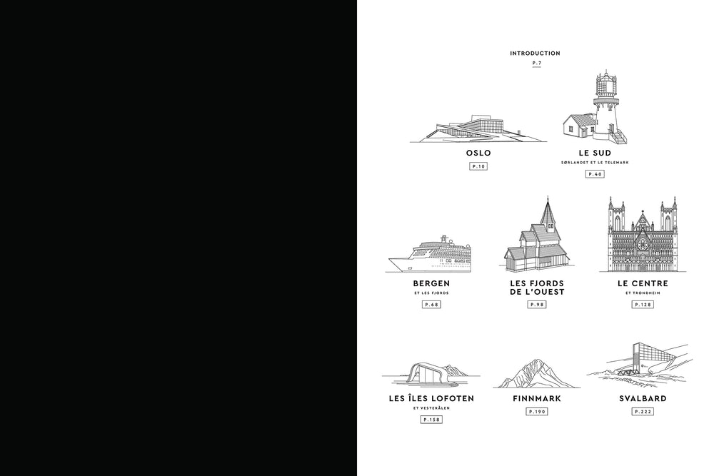 Beau livre - Norvège : Petit Atlas Hédoniste beau livre Dilibel 