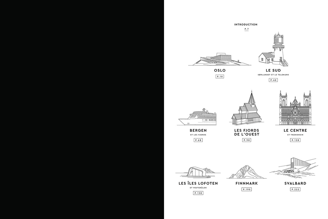 Beau livre - Norvège : Petit Atlas Hédoniste beau livre Dilibel 