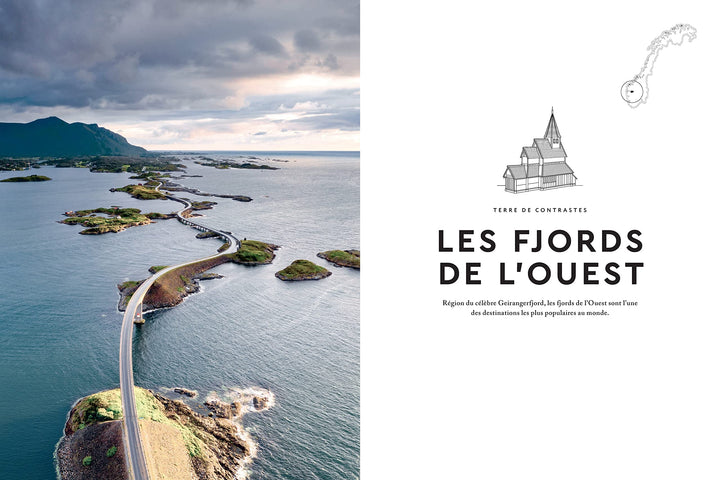 Beau livre - Norvège : Petit Atlas Hédoniste beau livre Dilibel 