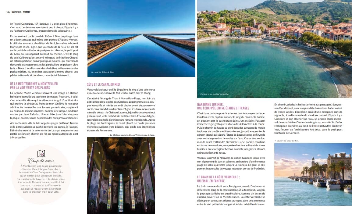 Beau livre - Où aller sans prendre l'avion? 50 itinéraires pour découvrir l'Europe | Larousse beau livre Lonely Planet 