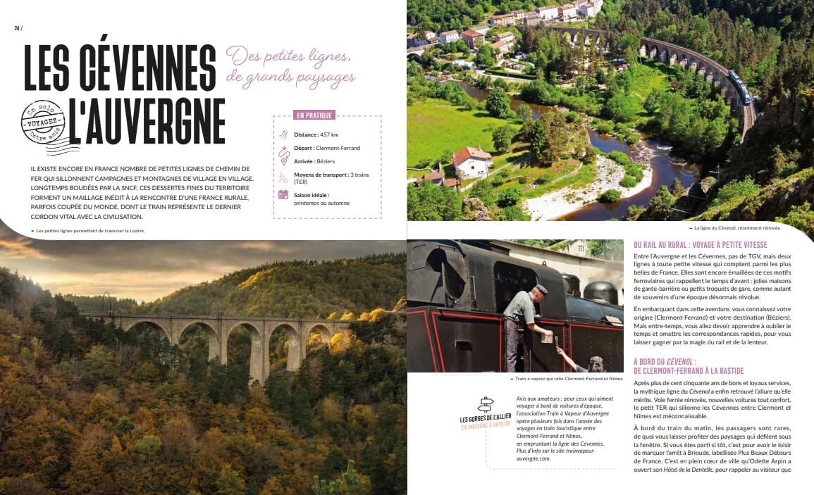 Beau livre - Où aller sans prendre l'avion? 50 itinéraires pour découvrir l'Europe | Larousse beau livre Lonely Planet 