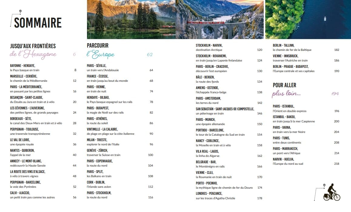 Beau livre - Où aller sans prendre l'avion? 50 itinéraires pour découvrir l'Europe | Larousse beau livre Lonely Planet 