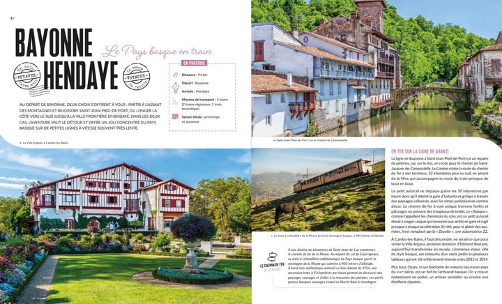 Beau livre - Où aller sans prendre l'avion? 50 itinéraires pour découvrir l'Europe | Larousse beau livre Lonely Planet 