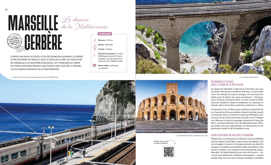 Beau livre - Où aller sans prendre l'avion? 50 itinéraires pour découvrir l'Europe | Larousse beau livre Lonely Planet 