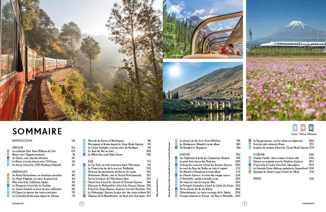 Beau livre - Train autour du monde, les plus beaux parcours sur les rails | Lonely Planet beau livre Lonely Planet 