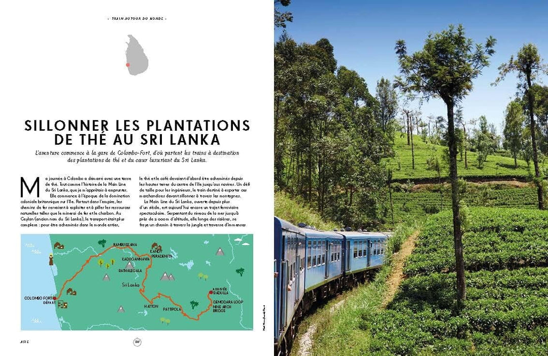 Beau livre - Train autour du monde, les plus beaux parcours sur les rails | Lonely Planet beau livre Lonely Planet 
