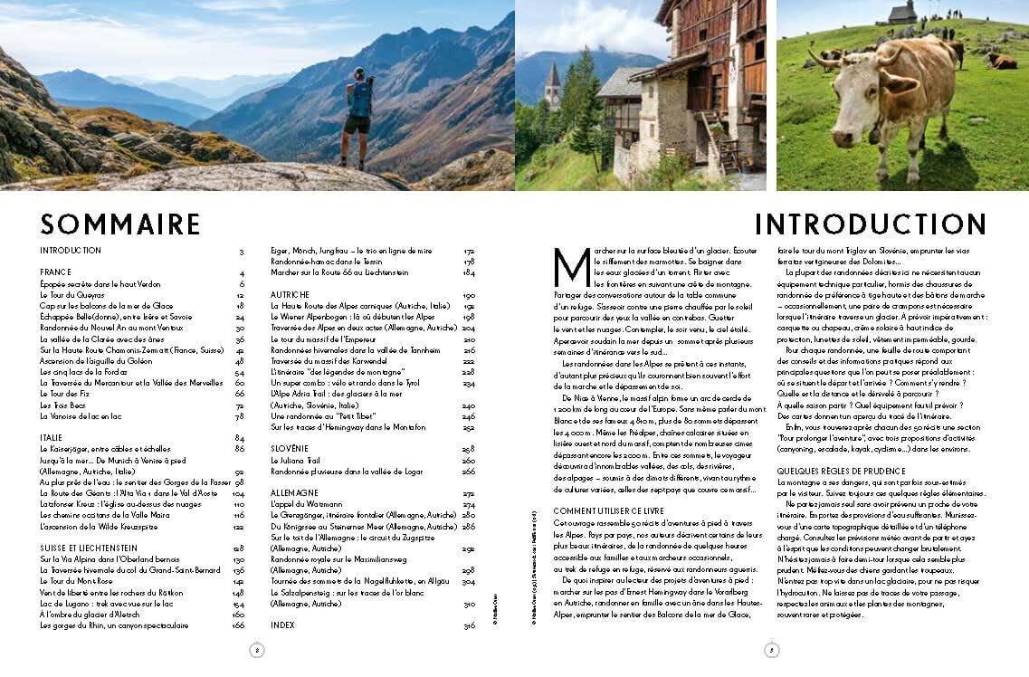 Beau livre - Treks dans les Alpes - 50 randonnées en France, Italie, Suisse, Autriche, Slovénie, Allemagne et au Liechtenstein | Lonely Planet beau livre Lonely Planet 