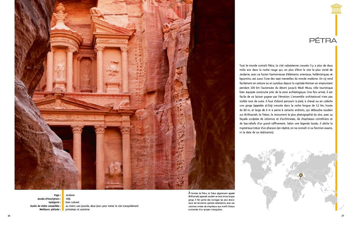 Beau livre - UNESCO : Voyage à travers les trésors de l'Humanité beau livre Dilibel 