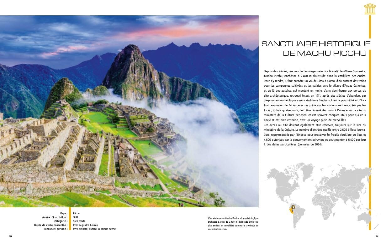 Beau livre - UNESCO : Voyage à travers les trésors de l'Humanité beau livre Dilibel 