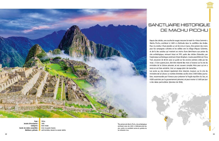 Beau livre - UNESCO : Voyage à travers les trésors de l'Humanité beau livre Dilibel 