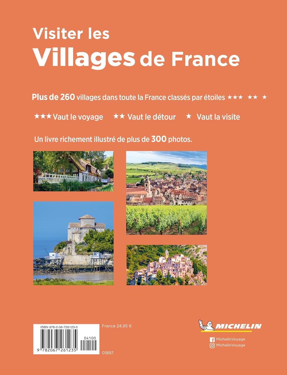 Beau livre - Visiter les villages de France | Michelin beau livre Michelin 