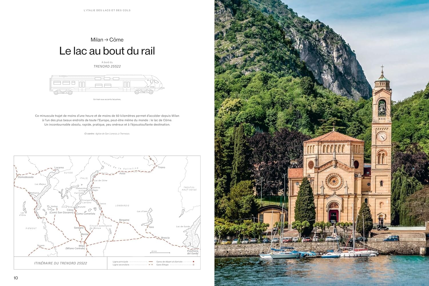 Beau livre - Voir l'Italie en train | Chêne éditions beau livre Dilibel 