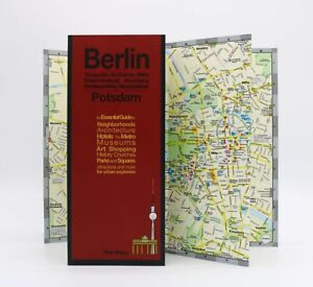 Berlin et Potsdam, Allemagne | Cartes rouges plan de ville Red Maps