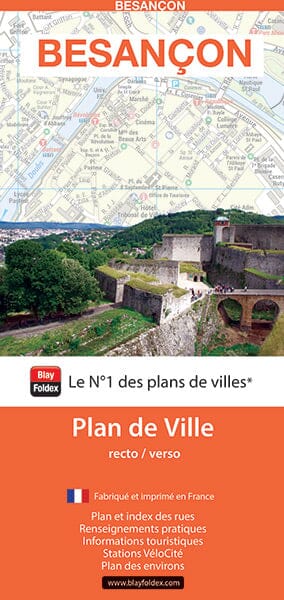 Besançon, Doubs - Plan de ville | Blay Foldex plan de ville Blay Foldex
