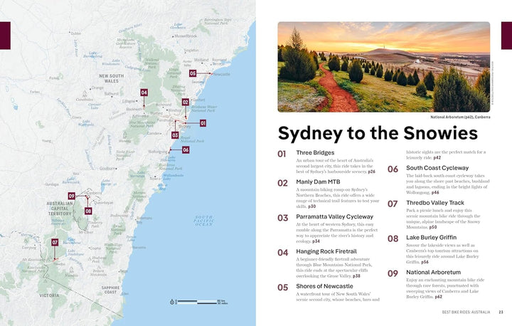 Best Bike Rides - Australia - Édition 2023 | Lonely Planet guide cycliste Lonely Planet EN 
