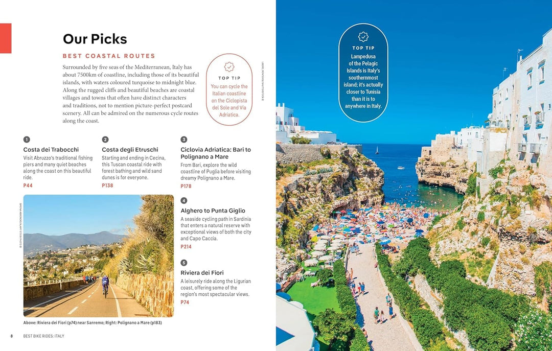 Best Bike Rides - Italy - Édition 2023 | Lonely Planet guide cycliste Lonely Planet EN 