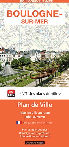 Boulogne-sur-Mer, Pas-de-Calais - Plan de ville | Blay Foldex plan de ville Blay Foldex