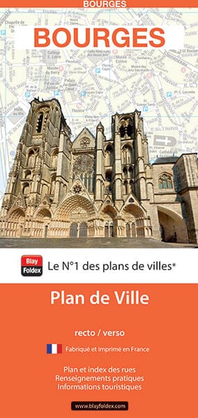 Bourges, Cher - Plan de ville | Blay Foldex plan de ville Blay Foldex