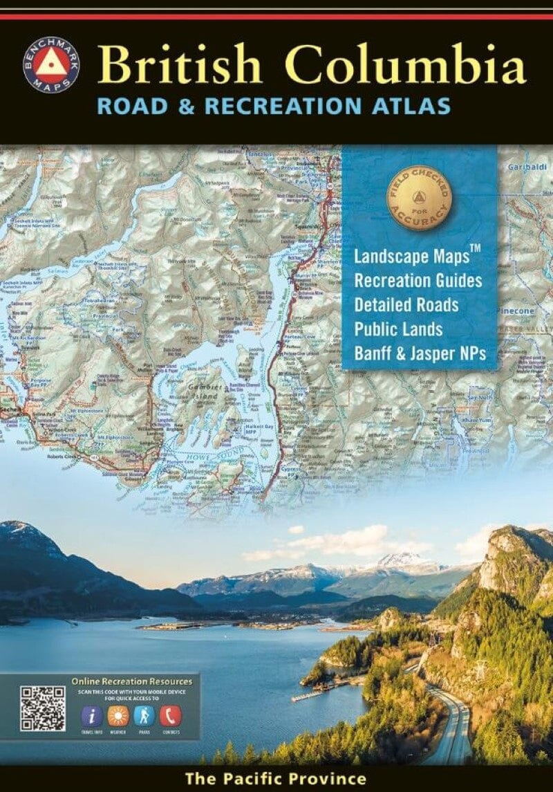 British Columbia, Canada Road & Recreation Atlas | Benchmark Maps atlas Benchmark Maps Default Title