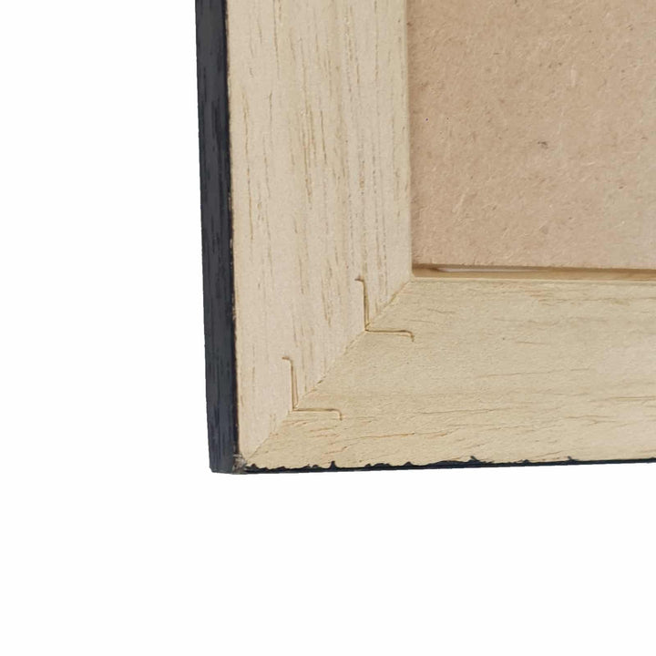 Cadre 50 x 70 cm, Bois Massif Noir | Dénivelés Editions carte en relief Dénivelés Editions 