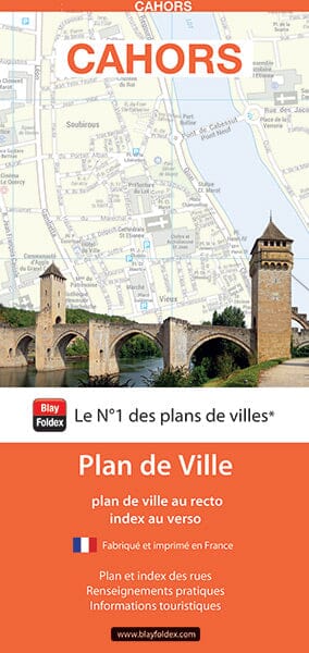 Cahors, Lot - Plan de ville | Blay Foldex plan de ville Blay Foldex