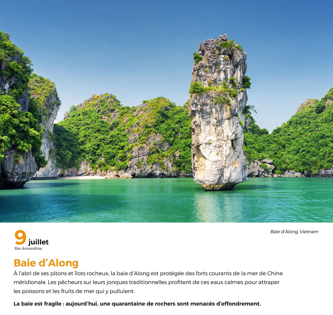 Calendrier - Merveilles du monde en 365 jours | Geo guide pratique Dilibel 