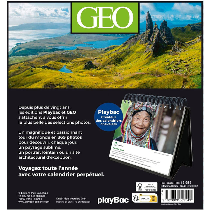 Calendrier - Merveilles du monde en 365 jours | Geo guide pratique Dilibel 