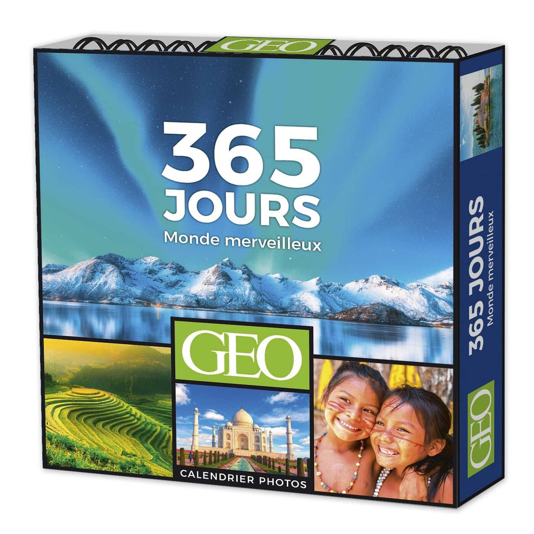 Calendrier - Merveilles du monde en 365 jours | Geo guide pratique Dilibel 