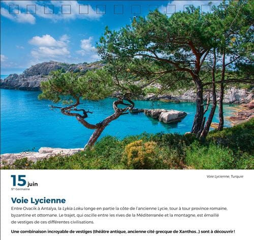 Calendrier - Sublime nature en 365 jours | Geo guide pratique Dilibel 