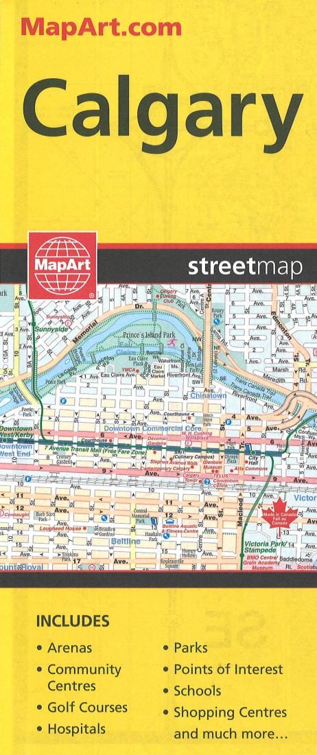 Calgary | Canadian Cartographics Corporation plan de ville Canadian Cartographics Corporation