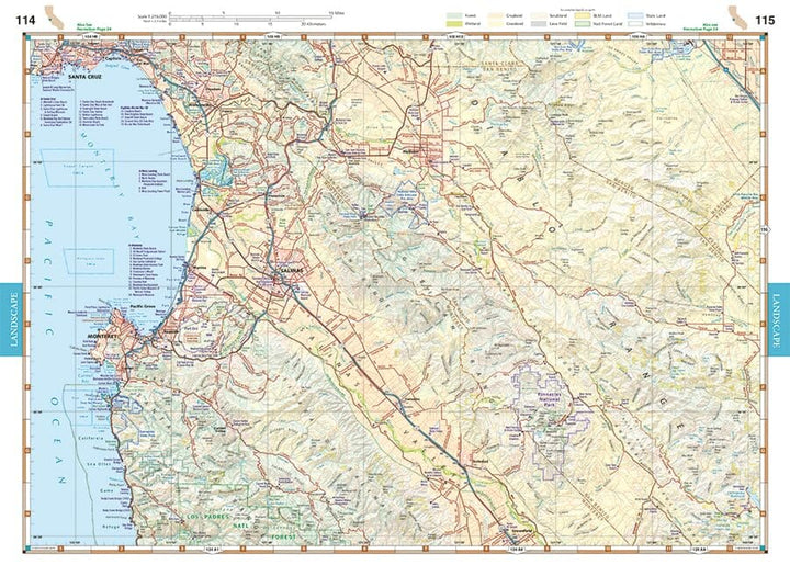 California Road and Recreation Atlas 2026 | Benchmark Maps atlas Benchmark Maps 