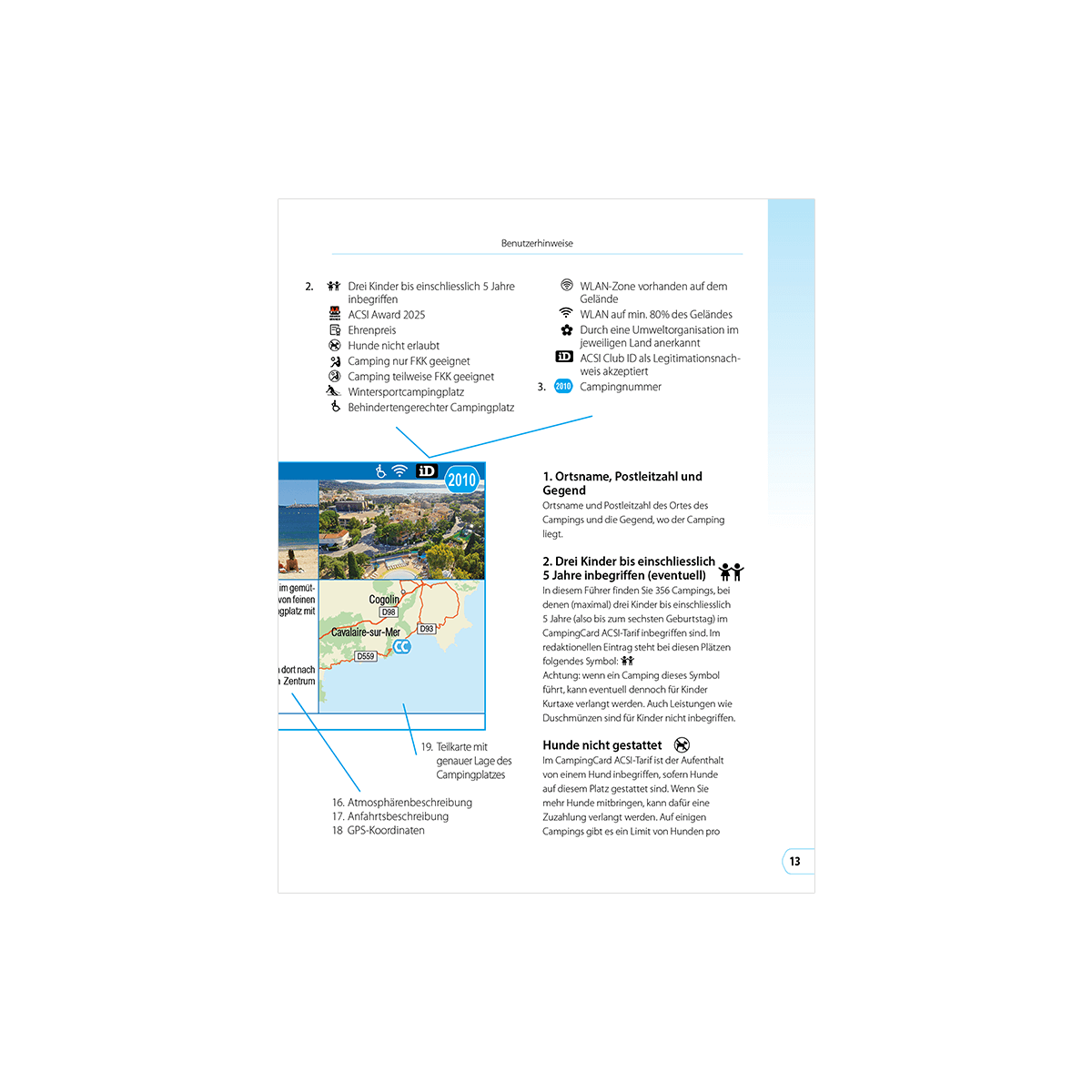 CampingCard ACSI - Carte de réductions & Guide Europe 2026 (Edition allemande) guide pratique ACSI 