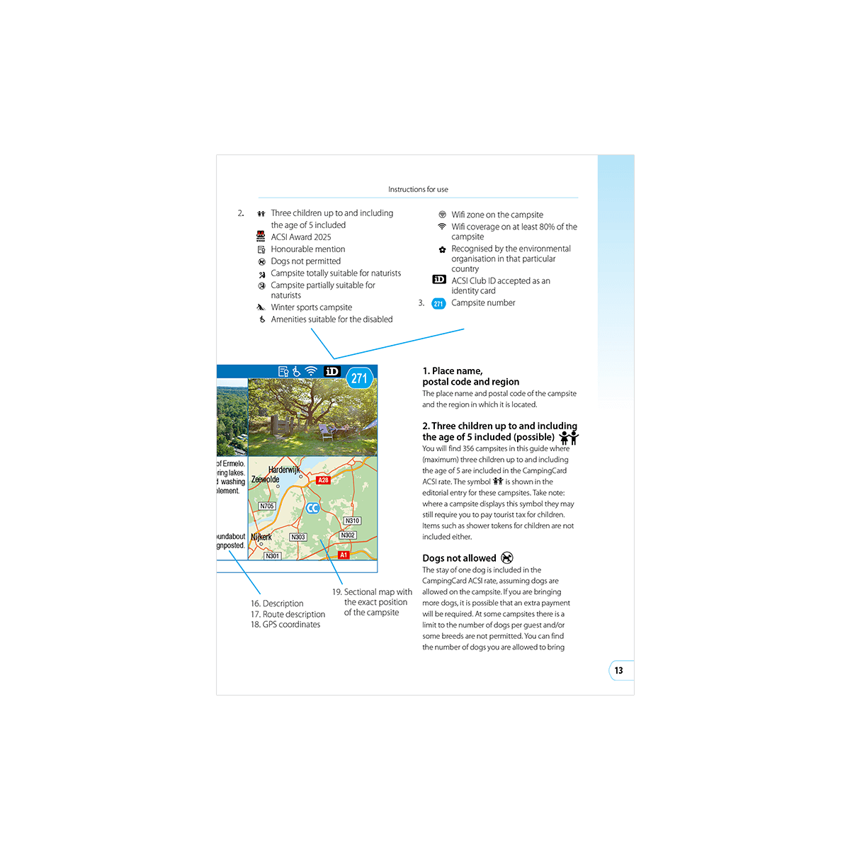 CampingCard ACSI - Carte de réductions & Guide Europe 2026 (Edition anglaise) guide pratique ACSI 