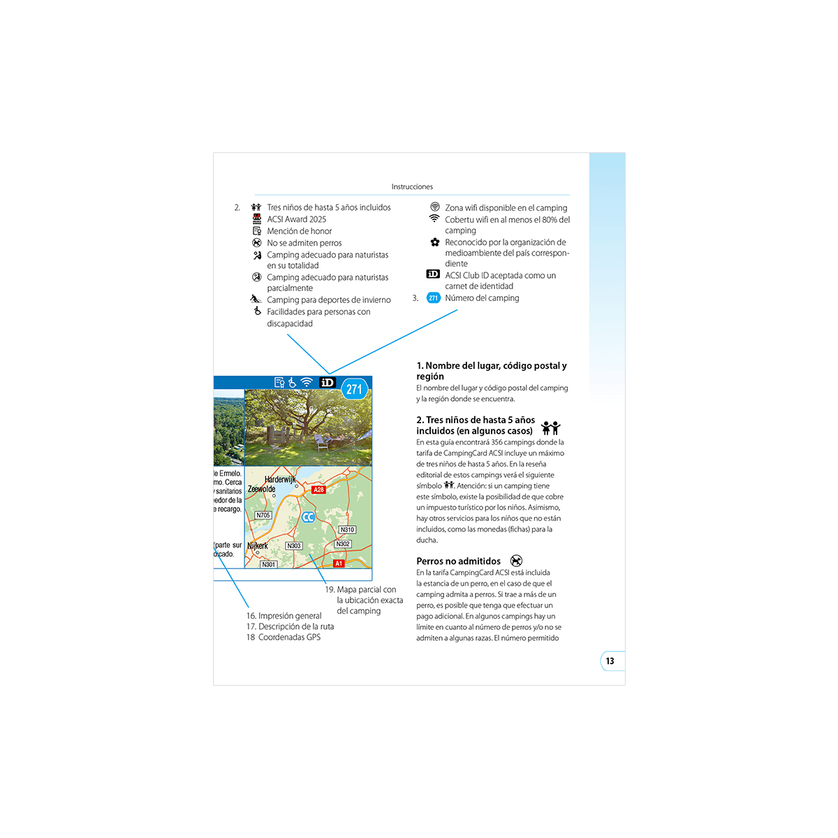 CampingCard ACSI - Carte de réductions & Guide Europe 2026 (Edition espagnole) guide pratique ACSI 
