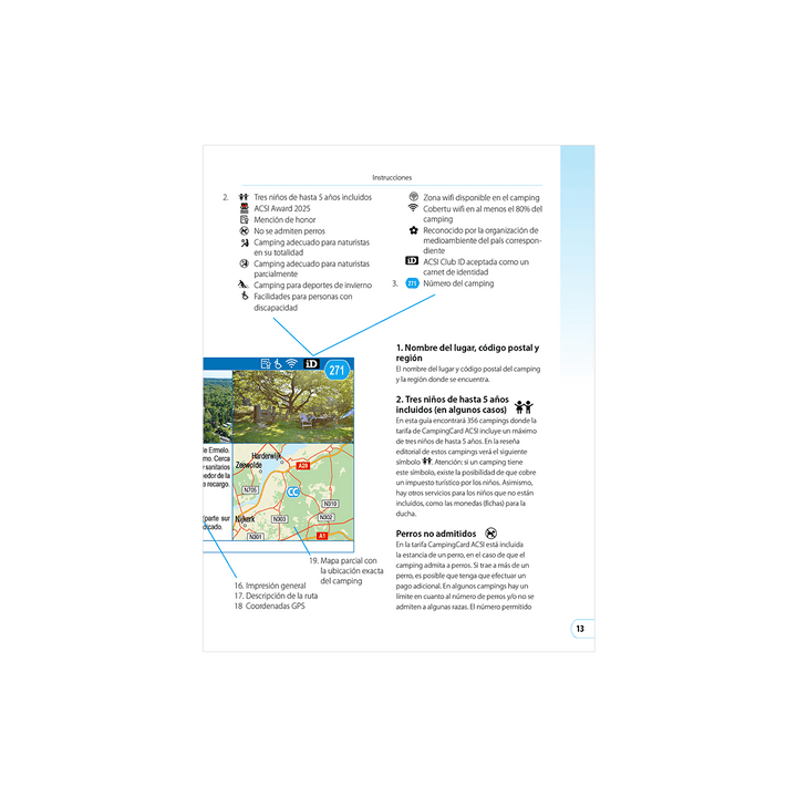 CampingCard ACSI - Carte de réductions & Guide Europe 2026 (Edition espagnole) guide pratique ACSI 