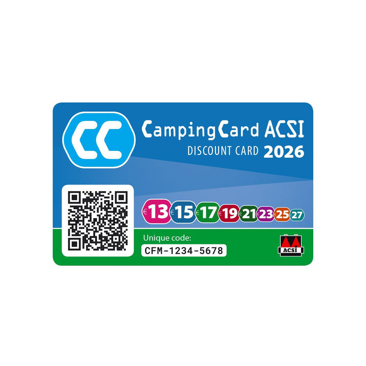CampingCard ACSI & Motorhome Pitches - Europe 2026 - Édition anglaise guide pratique ACSI 