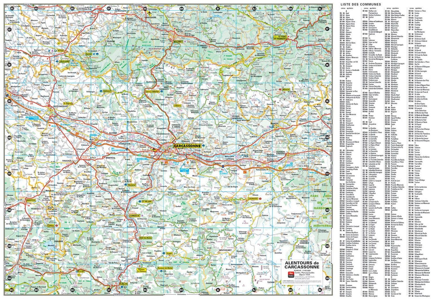 Carcassonne, Aude - Plan de ville | Blay Foldex plan de ville Blay Foldex