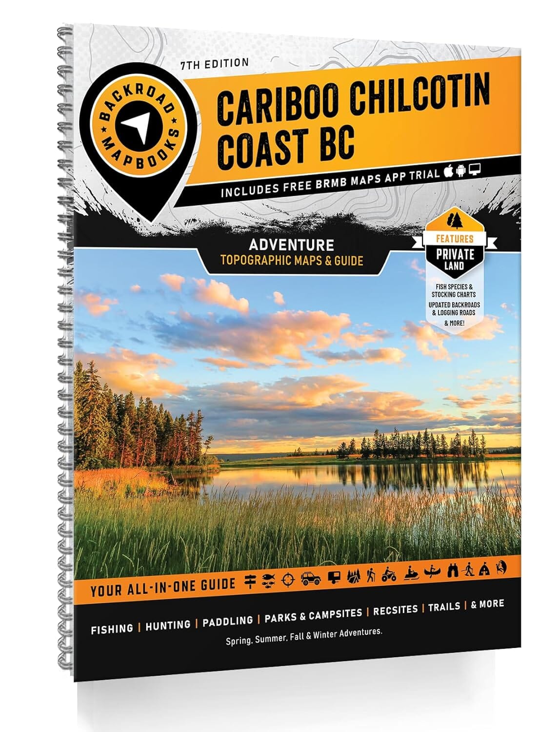 Cariboo Chilcotin Coast BC MapBook | Backroads Mapbooks atlas Backroads Mapbooks 