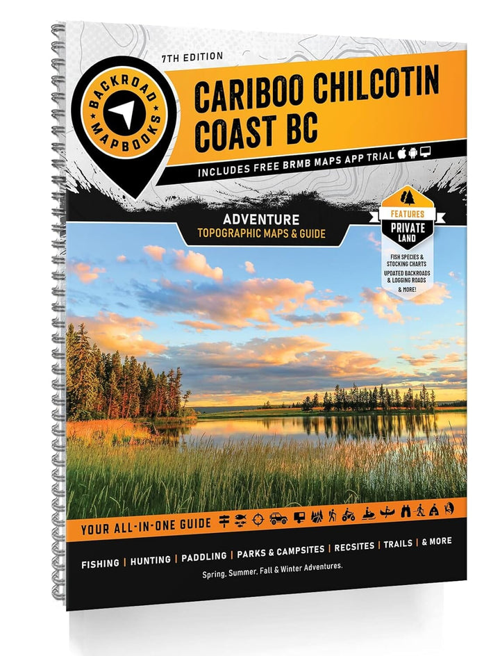 Cariboo Chilcotin Coast BC MapBook | Backroads Mapbooks atlas Backroads Mapbooks 