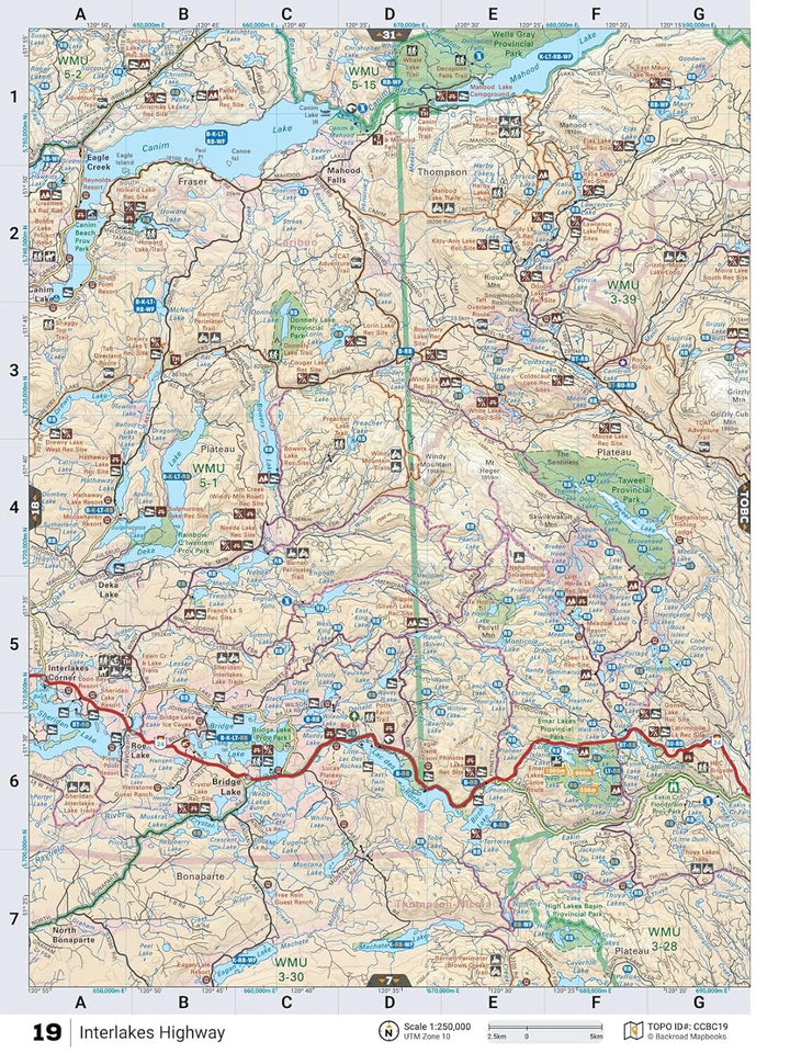 Cariboo Chilcotin Coast BC MapBook | Backroads Mapbooks atlas Backroads Mapbooks 