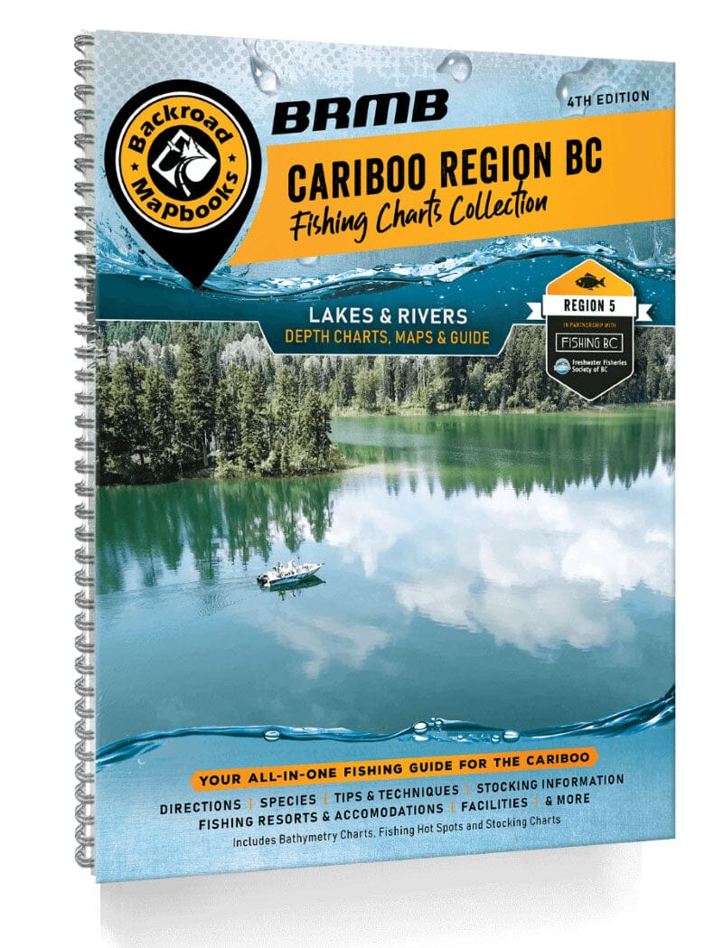 Cariboo Region BC Fishing Mapbook | Backroads Mapbooks atlas Backroads Mapbooks 