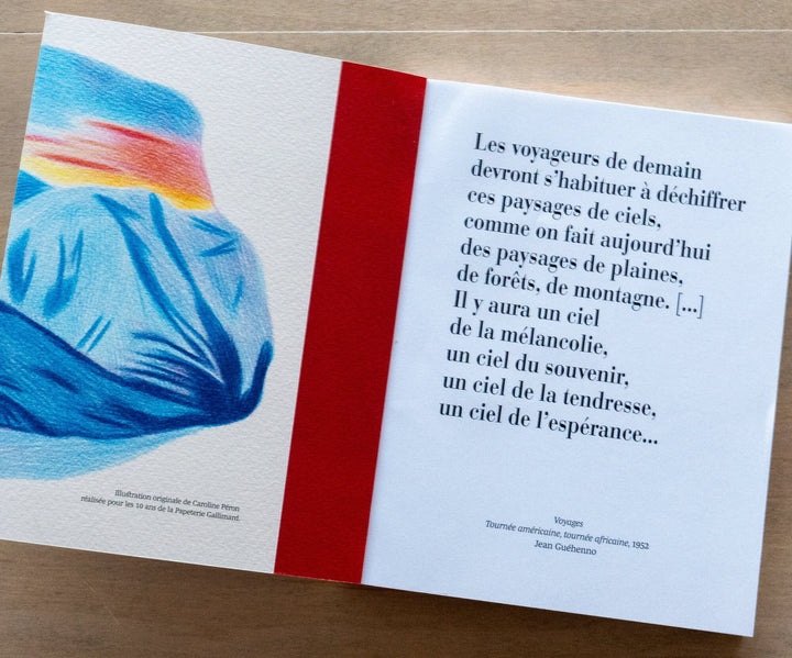 Carnet de notes de voyage - couverture illustrée | Gallimard carnet de voyage Gallimard 