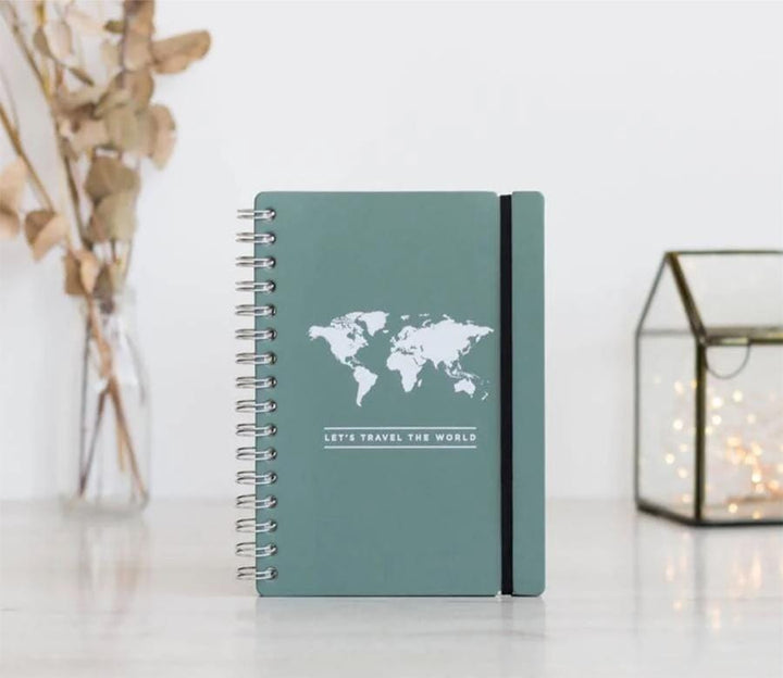 Carnet de notes - vert - 15,3 x 21,5 cm | Miss Wood guide pratique Miss Wood 