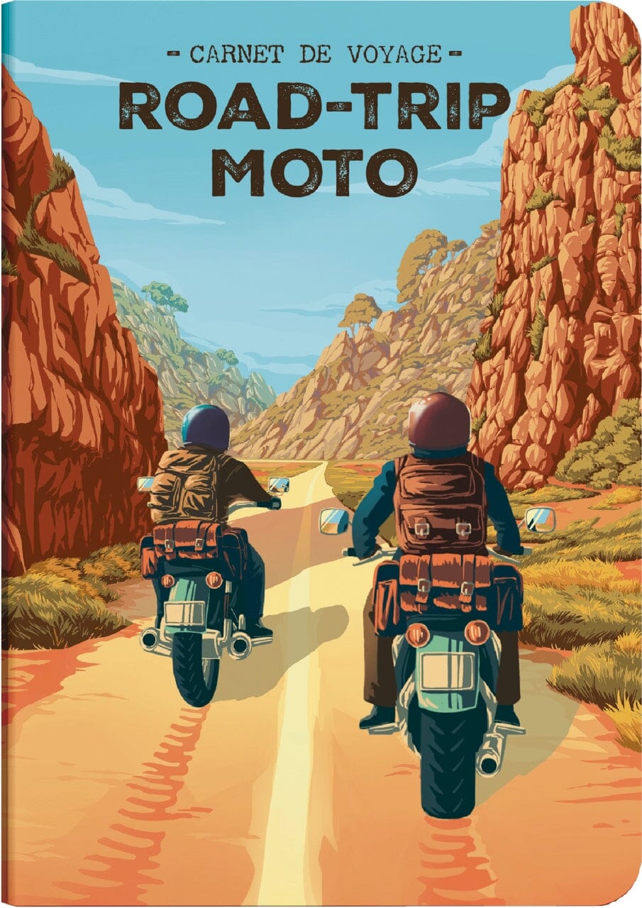 Carnet de voyage - Road-trip Moto (format poche) | Aventura carnet de voyage Aventura