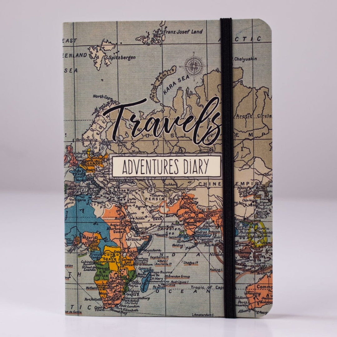 Carnet de voyage - Travels adventures diary - 10 x 15 cm | Aventura carnet de voyage Aventura 