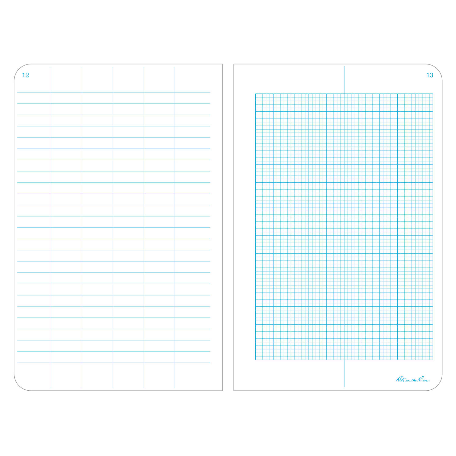 Carnet rigide étanche – Jaune Fabrikoid 5x7.5” (370F / 360F) | Rite in the Rain carnet de voyage Rite in the Rain