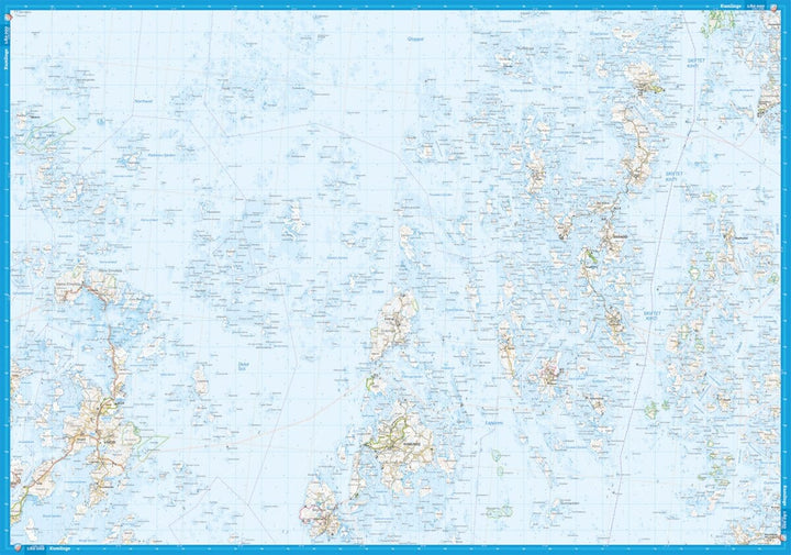 Carte cycliste - Åland Ahvenanmaa (Finlande) | Calazo carte pliée Calazo 