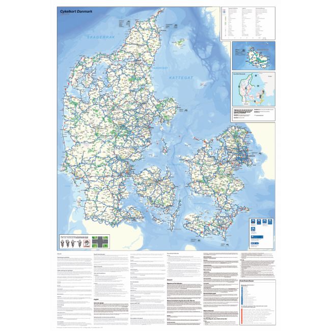 Carte cycliste - Danemark & Copenhague | Scanmaps carte cycliste Scanmaps