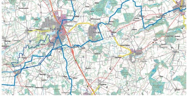 Carte cycliste et pédestre - Fionie / Fyn (Danemark) | Scanmaps carte cycliste Scanmaps