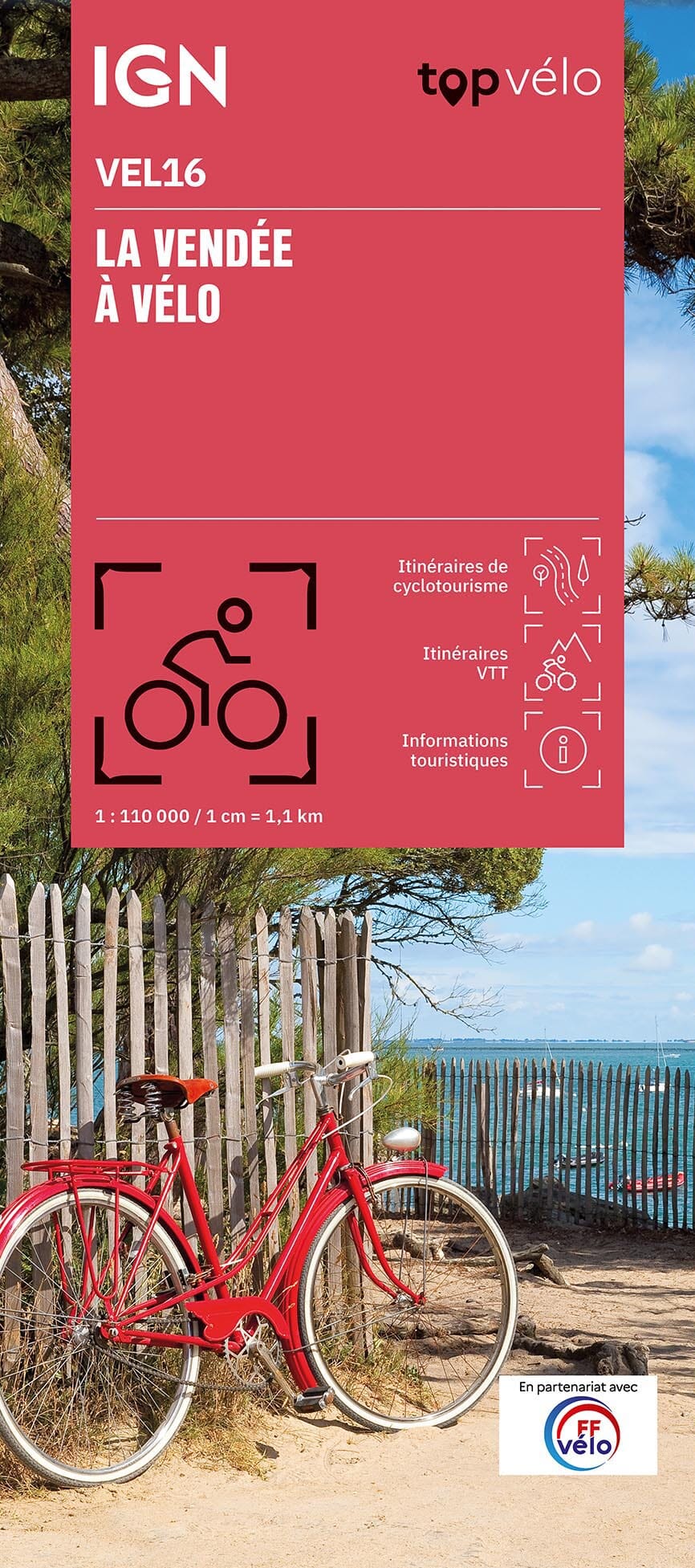 Carte cycliste - La vendée à vélo | IGN carte cycliste IGN